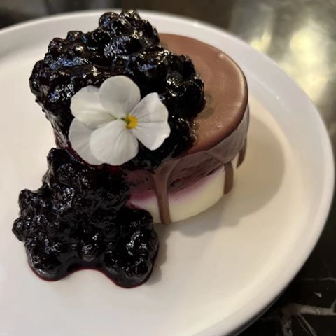 Чернично-шоколадный пирог | Blueberry chocolate cake