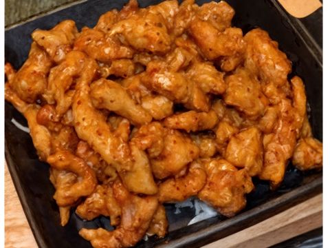 Курица с черным перцем
