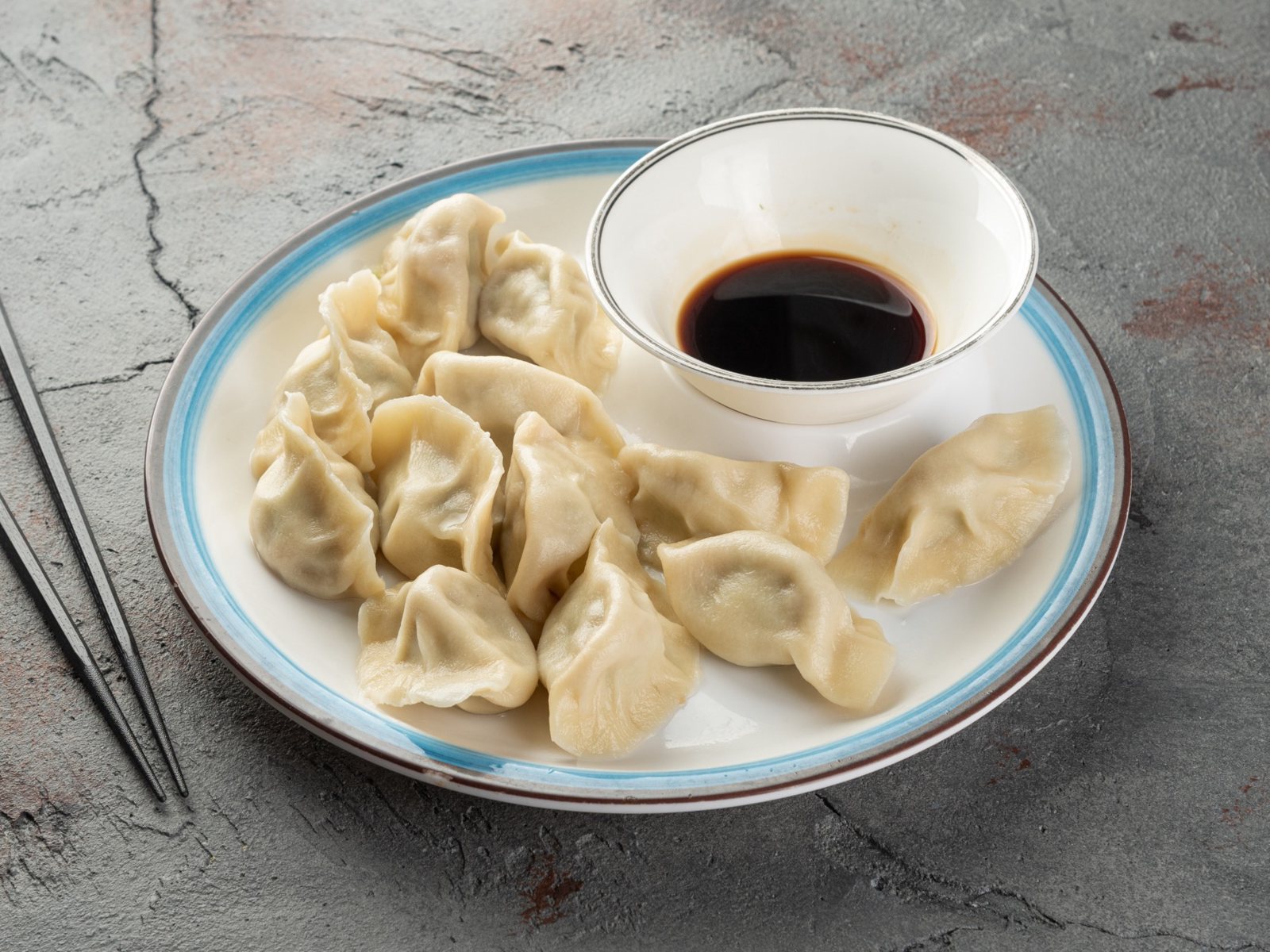 Пельмени отварные из свинины 猪肉水饺