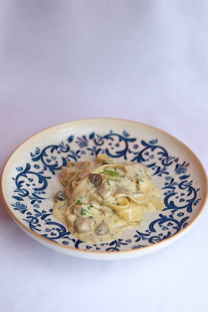 ПАПАРДЕЛЛИ С БЕЛЫМИ ГРИБАМИ / PAPPARDELLE AI FUNGHI PORCINI
